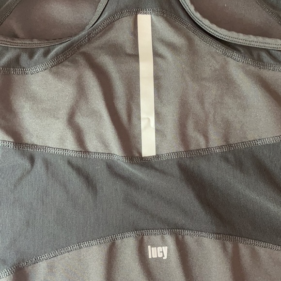 Lucy Racerback Workout Tank Top Shelf Bra Size M - Picture 7 of 11